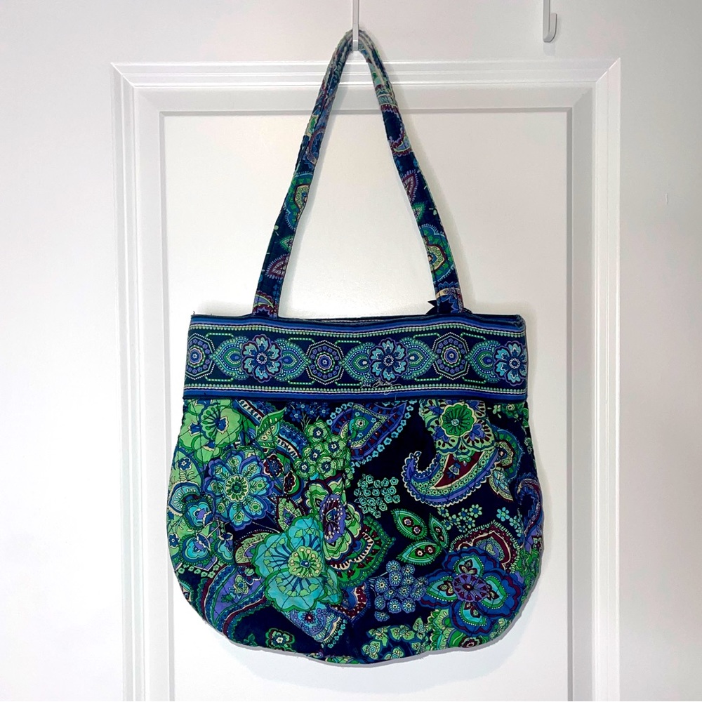 Vera Bradley Morgan Blue Rhapsody Shoulder Tote Bag